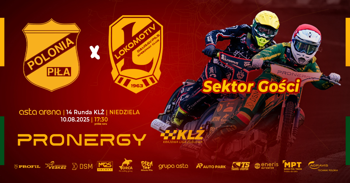 Pronergy Polonia Piła vs Lokomotiv Daugavpils - KIBICE GOŚCI