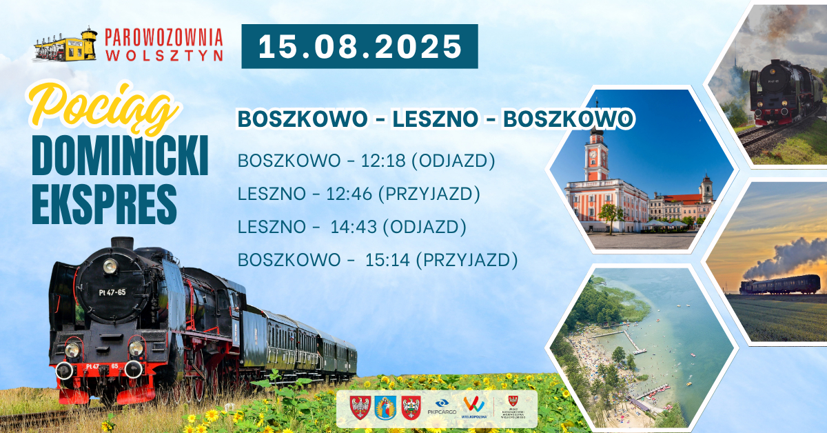 Retro Pociąg - Dominicki Ekspres (Boszkowo - Leszno - Boszkowo)